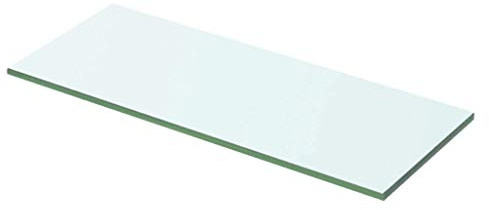 yorten Glasboden Glas Regalboden Glasscheibe Glasplatte Einlegeboden Glasablage, Max. Tragfähigkeit 15 kg 8 mm Transparent (50 x 15 cm)