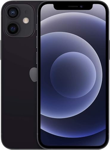 Apple iPhone 12 Mini, 64GB, Black - Unlocked (Renewed)