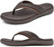KuaiLu Flip Flops Men Sport Thong Sandals with Comfort Plantar Fasciitis Arch Support Beach Pool Slides for Men Soft Yoga Mat Cushion Size 10 Brown
