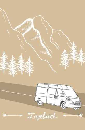 Reisetagebuch für Wohnmobil: Zum Ausfüllen, selbstgestalten mit Europa Landkarte