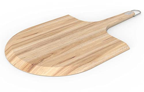 Pelle à pizza en bois de 36 cm de large - Élégant plateau de service - Plateau à fromage - Finition premium - Certifié FSC - Facile d'entretien