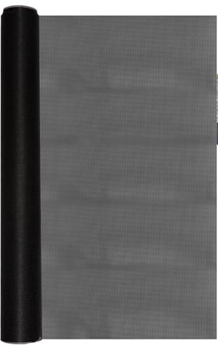 EZ-SNAP Skylight Shades No Drill – 3' x 6' Black Mesh Sun Screen with 30 Black Snap Fasteners, Exterior Skylight Sun Shade for UV & Heat Block, DIY Window Cover, Quick & Easy to Install for Summer
