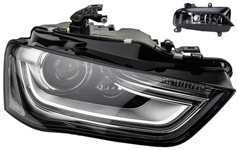 Johns, Scheinwerfer Xenon passend für Audi A4 8K D3S H7 Re. 02/2012 - mit TFL + Nebel.