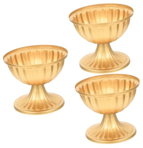 POPETPOP 3stücke Eisen Blumenvase Im Retro-Stil Für Hochzeitsdekoration Dekorativer Tischblumentopf Für Frische Und Künstliche Blumen Für Innen Und Außenbereiche Langlebig Und