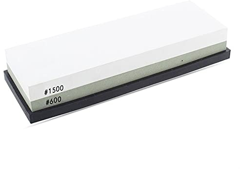 ISCBAFYX Affilacoltelli Whetstone Side Girt Cucina Affilatura Pietra Mola Oilstone Levigatura Strumento 240/600/800/1000/3000/6000 Set (Colore : 600 1500 Grit)