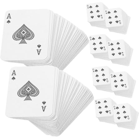 VICASKY 24sätze Miniatur Spielkarten Für Reisen Lustige Und Handliche Spielkarten Für Partys Und Familienunterhaltung Für Unterwegs Hause