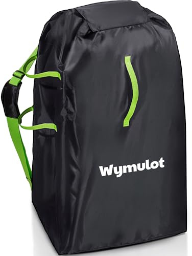 wymulot Große Kinderwagentasche für Flugzeug, wasserdichte Kinderwagen-Reisetasche, Gate Check Kinderwagentasche für Einzel-/Doppel-Kinderwagen, Reisetasche mit Griff und Kordelzug-Verschluss,