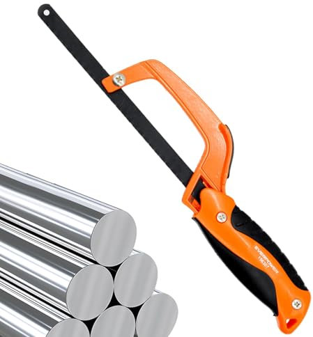 Bügelsäge für Metall, Kompakte Metallbügelsäge,Aluminium-Handsäge 11 Zoll Metall-Bügelsäge | Hochspannungshand-Bügelsägen-Handwerkzeuge für Holzbearbeitung und Metall