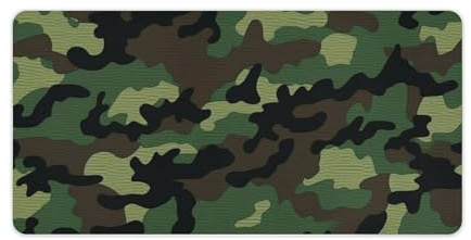 Grüne Schreibtischunterlage mit Militärmuster, 61 x 30,5 cm, multifunktionale Schreibtischunterlage, rutschfest, für Büro und Zuhause