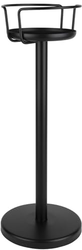 APS 36118 stativ för vin-/champagnekylare, svart matt, innerdiameter på skålen 21 cm, höjd 73 cm