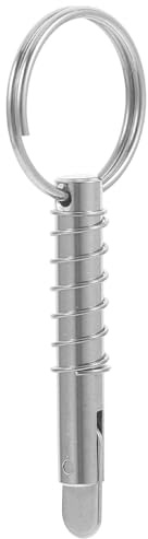 BUGUUYO Stainless Steel Quick Release Safety Pin for Boat Deck Hinge Hardware Corrosion-resistant Accessory for Boat Tops and Support Poles