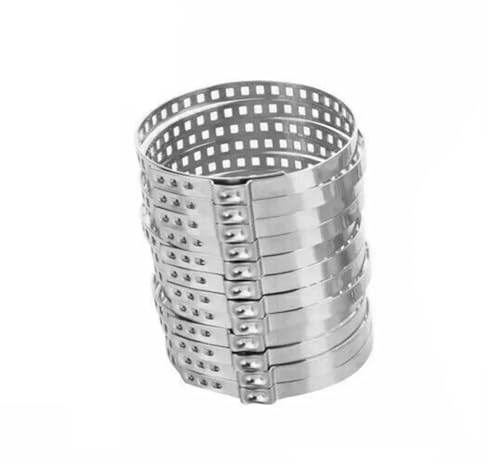 Ensemble inférieur Collier de serrage pour soufflet cardan voiture, réglable en acier inoxydable, 8 mm, pour arbre transmission, fixation d'essieu, pinces 50-120/25-50 Jeu de joints-soufflets(S)