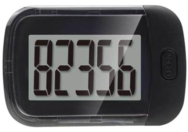 Dioche Podomètre, Compteur de Pas Précis avec écran LCD, Suivi des Pas, Calories, Distance, Miles, avec Lanière pour la Marche, la Course à Pied, Le Fitness