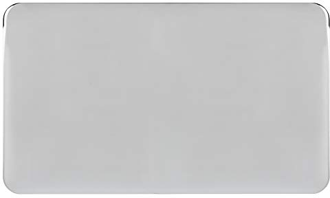 Schneider Electric GGBL8020PCS Lisse senza viti Deco 2 G Blank piastra WPC, 240 V, cromo lucido