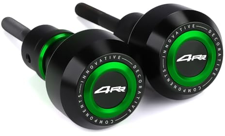 Modeer Sturzschutz Für Ka.wasaki Ninja ZX-4RR (2023-) Motorrad Rahmen Slider Antikollisionsschutz Absturzschutz Sturzpads Ninja zx4rr zx 4rr Zubehör (Grün)