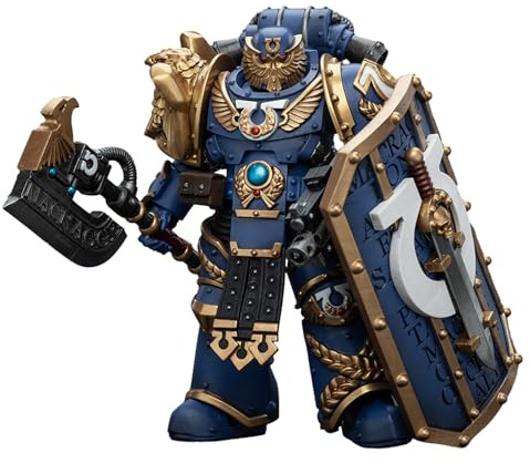 GWTCTOY JoyToy GW 40K Originallizenz 1:18 Actionfigur, Ultramarines Invictarus Suzerain Squad Suzerain 1, 12CM Bausätze für Sammel-Actionfiguren