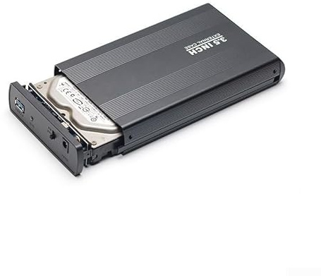 Caja externa de escritorio de 3.5 pulgadas, caja de disco duro móvil compacta con modo de suspensión y múltiples mecanismos de protección ForSATA (plata-UE)