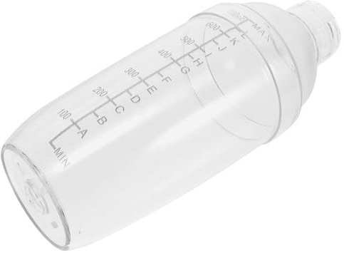 OSALADI Shaker Trasparente per Bevande in Plastica 700 Ml Scala Graduata Antiperdita, Mixer per Cocktail e Tè al Latte, Portatile e Facile da Pulire, per Bar e Uso Domestico