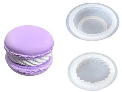 Zkydhbd Molde de silicona para macarons con forma de corazón, herramienta para hornear, fácil liberación, apto para lavavajillas