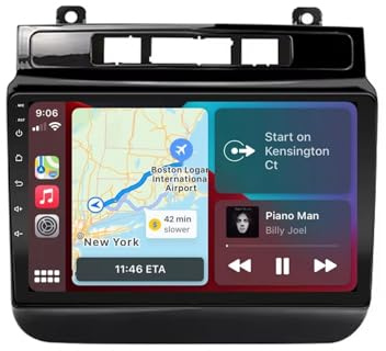 Touchscreen Car Radio for Volkswagen TOUAREG 2011-2017 Car Audio Receivers, Hd Display, Portable Live Navigation, Music Video Player, Bluetooth Fm Radio, 4 Core 1G+16G