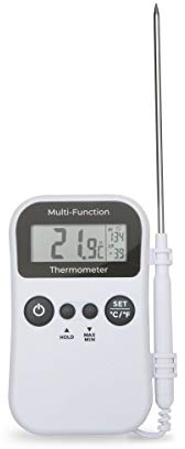 Multi-function digital catering thermometer with probe