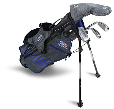 U.S. Kids Golf SCHL?gersatz Ultralight 2020 100-168cm K?rpergr??e I 3-13 Jahren 4 SCHL?ger - 45 - 115-122cm Blau/Grau Rechts