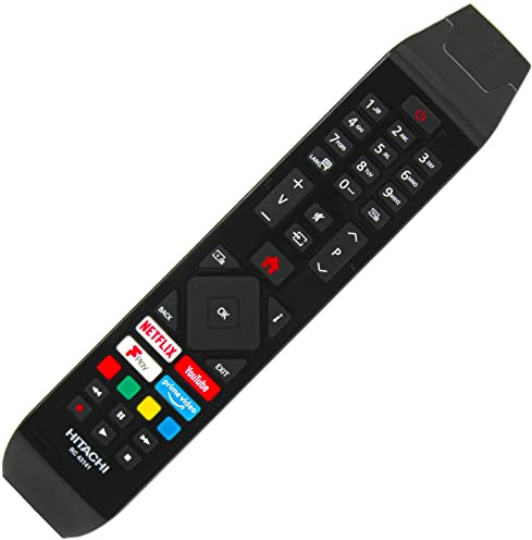 121AV Original RC43141 Replacement TV Remote Control for Hitachi 30101754 RC43141P Smart LED TVs