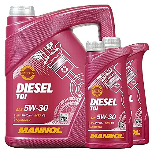5 + 2 (7 Liter), MANNOL DIESEL TDI 5W-30 PUPME DÜSE 505.01 MOTORÖL