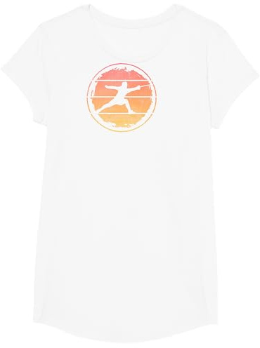 Fechter Grafik Retro Vintage Fecht Fechten T-Shirt