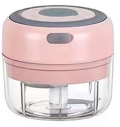 Hachoir électrique 100/250 ml USB sans fil presse-ail électrique presse-ail USB presse-ail fruits et légumes gadgets outils (couleur : A-Rose-100 ml)