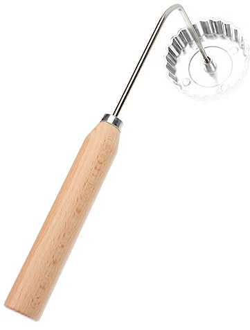 HEMOTON Moule à Friture Aluminium pour Timbale Maison Léger Et Antiadhésif pour Snacks Huileux Ustensile Cuisine avec Poignée Ergonomique