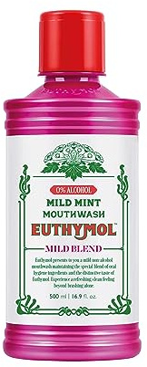 Euthymol Mild Mint Mouthwash 500ml