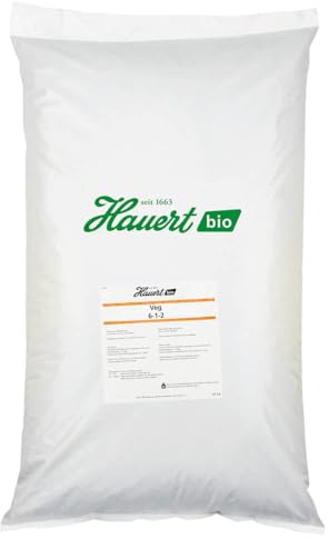 Hauert Bio Veg 25 kg Biodünger 6-1-2 Naturdünger Basisdünger Gemüsedünger Vegan