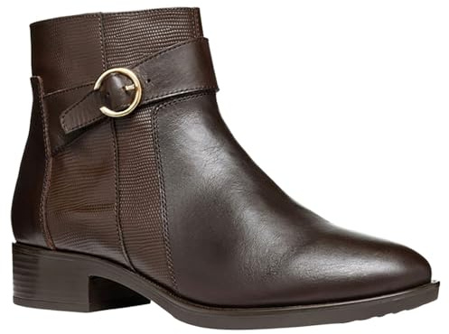 Geox Stivali da Donna D Felicity A, Marrone Scuro, 39 EU