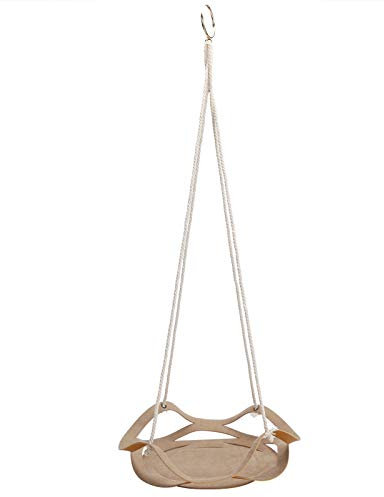 F&Y Makramee-Pflanzenhänger aus gelbem PU-Leder, Boho-Pflanzenaufhänger, Wandbehang, Pflanzgefäßregal, hängende Pflanzenhalter, ideale Topfaufhänger für Pflanzen, Heimdekoration (S Yellow 24 Spaceman)