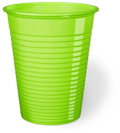 Generico 200 Bicchieri Plastica Usa e Getta Colorati (200 ml) Bicchieri Monouso per Acqua e Bibite Varie, Made in Italy Idonei al Contatto Alimentare, Ideali per Feste ed Eventi