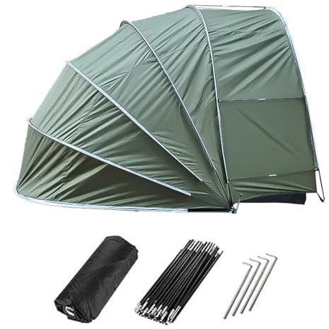 Bicycle tent forBike Storage Cover Tent Scooter Shelter， 2 in 1 with 210D Oxford Fabric PU4000 Outdoor Storage Tent Bike Tent