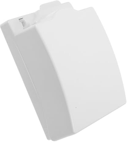 GLEAVI Cubierta Adhesiva Para Enchufe Plástico Protectora Antisalpicaduras Para Baño y Exteriores Instalación Sin Herramientas Caja Eléctrica Blanca Resistente Al Agua