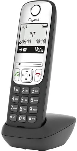 Gigaset A690Hx Analog/Dect Telephone Caller Id Black, Silver, S30852-H2870-B101