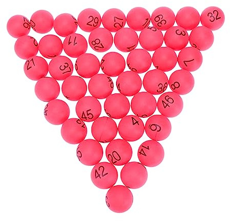 EXHUMKY 100stücke Tischtennisbälle Pp-bälle Bedruckt Rot Für Spielparty-Dekoration Katzenbälle Kunst Unterhaltungsspiele Propagandabälle Für Tischtennisclubs Bälle Spielbälle Dekobälle Par