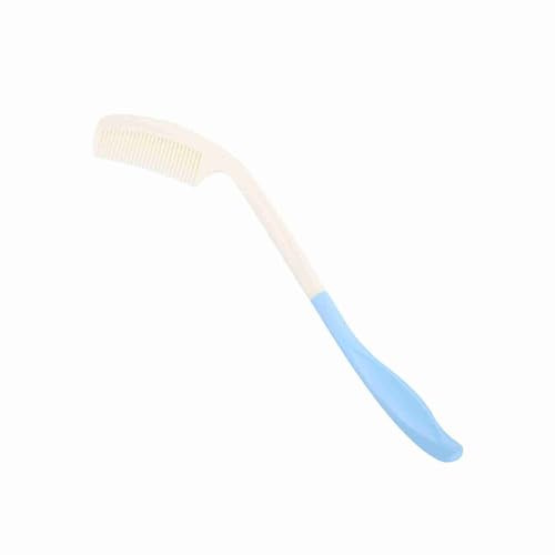 Yctze Pusca per Capelli con Manico Lungo Yctze con Design Ergonomico Anti-slip-Ideale per la Destrezza e l'artrite Limitate-Easy Hair Styling Davanti a Schiena (Pettine a manico lungo)