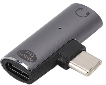 Cuifati Adaptateur de Chargeur USB C à Casque Mâle à 3,5 Mm Femelle Jack C Cadphone Dongle avec PD 100W Charge Rapide pour Smartphones Tablettes Ordinateurs Portables (Gray)