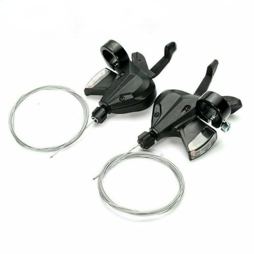 LSQCSN Cycling Bicycle Brake Lever Shifter, 3x8 24Speed Bicycle Shifter Set Bicycle Shifter Brake Lever for Bicycles Road Bike Mountain Bike City Bike Folding Bike