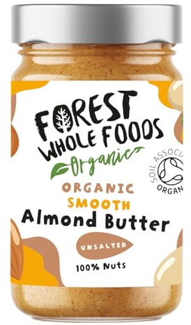 Organic Roasted Smooth Almond Butter 500g | Forest Whole Foods