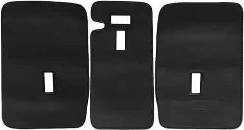 INOOMP Almohadilla protectora para el respaldo del asiento - Funda de PU para el respaldo interior del coche - Protector de asiento trasero transpirable - Organizador para el trasero del coche