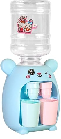 LABRIMP Mini Dispensador de Agua para Diseño Animal Adorable Fuente de Agua de Doble Salida Juguete Educativo para Desarrollo Motor y Coordinación Apto para Líquidos sin Residuos