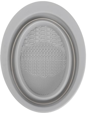 LOORGVEL Almohadilla Limpiadora de Silicona Herramienta para Limpiar Pinceles y Esponjas de Maquillaje para de Maquillaje Portátil y Ligera