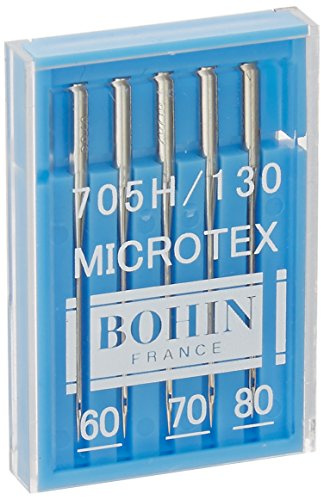 Bohin 19998 scharfe/Microtex Maschine Nadel Verschiedene Größen 8/60, 10/70 & 12/80