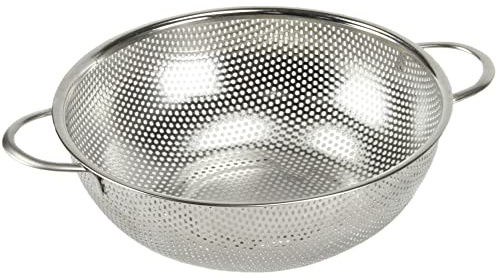 Chef Craft Select Micro-Perforated Colander, 2.5 quart, Stainless Steel