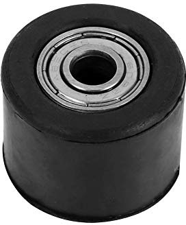 Fydun kedjerulle 8 mm spännrulle hjulföring slitstark svart kedjespännare för motorcykel Dirt Bike Enduro